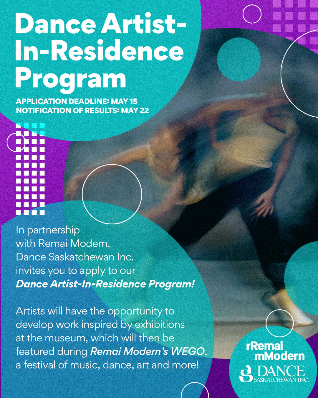 Programme Note Dance Residency Program — Dance Saskatchewan